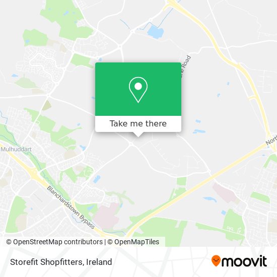 Storefit Shopfitters map