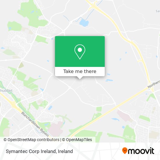 Symantec Corp Ireland map