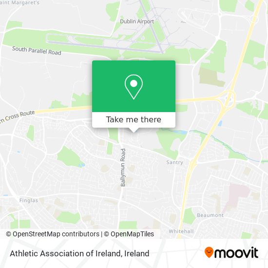 Athletic Association of Ireland map