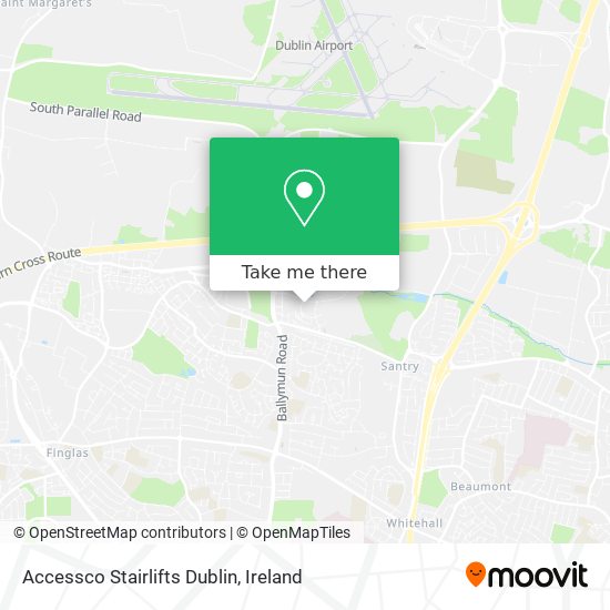 Accessco Stairlifts Dublin map
