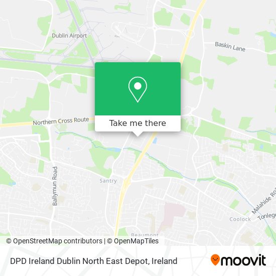 DPD Ireland Dublin North East Depot map