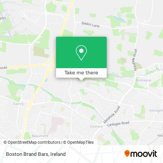 Boston Brand Bars map