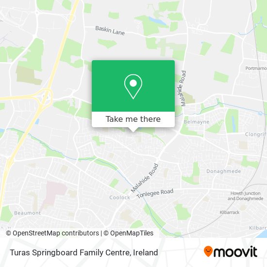 Turas Springboard Family Centre map