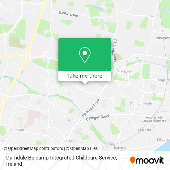 Darndale Belcamp Integrated Childcare Service map