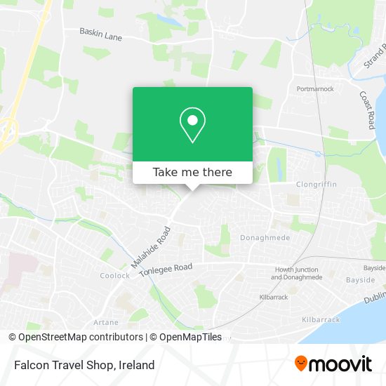 Falcon Travel Shop map