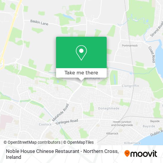 Noble House Chinese Restaurant - Northern Cross map