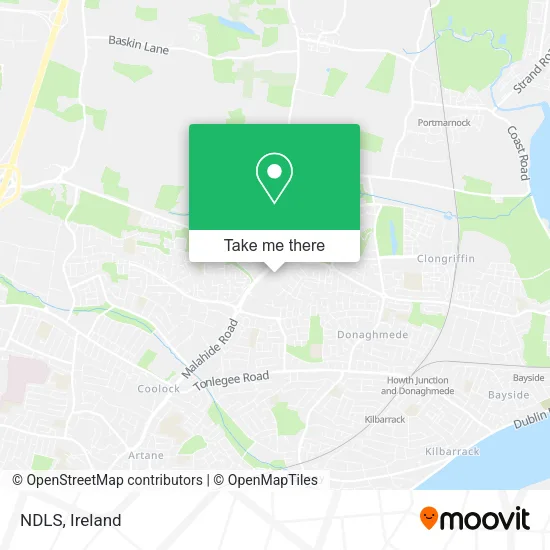 NDLS map
