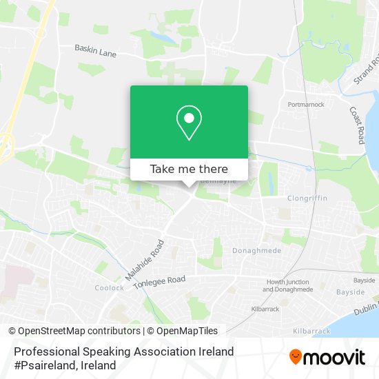 Professional Speaking Association Ireland #Psaireland map
