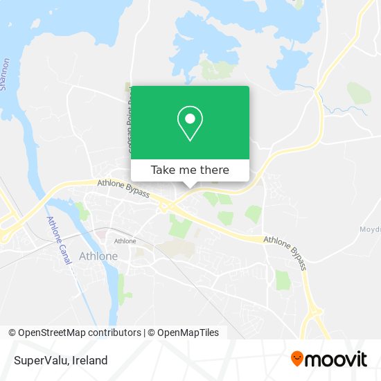 SuperValu map