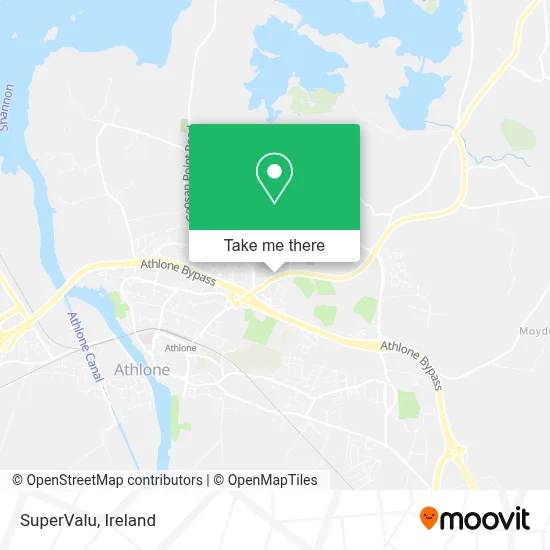 SuperValu map