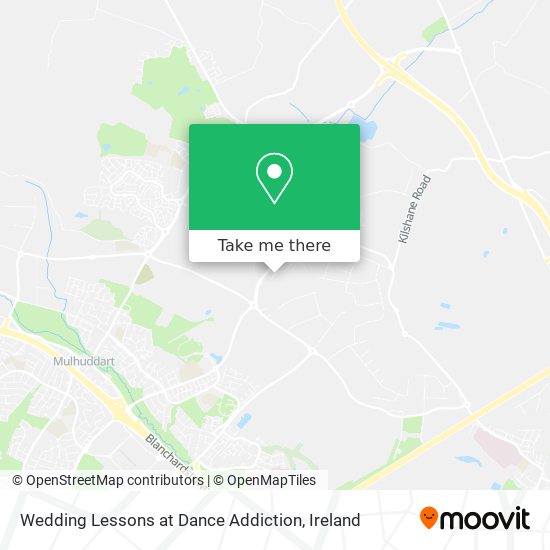 Wedding Lessons at Dance Addiction map