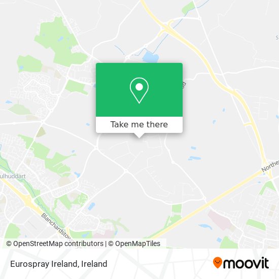 Eurospray Ireland map