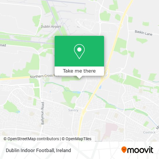 Dublin Indoor Football map