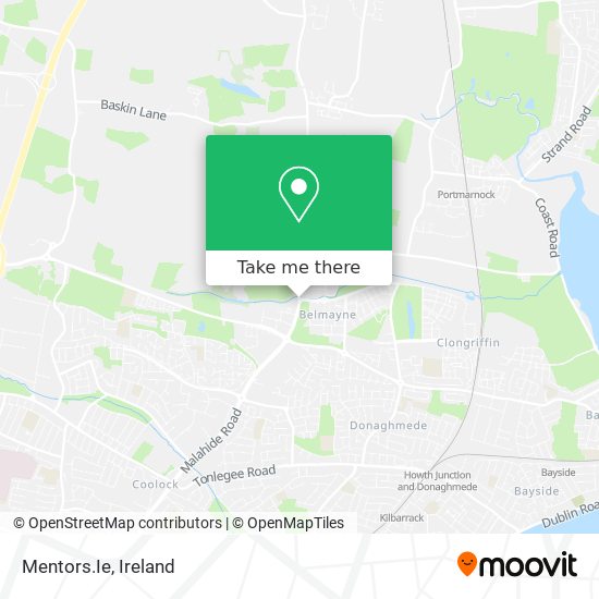 Mentors.Ie map