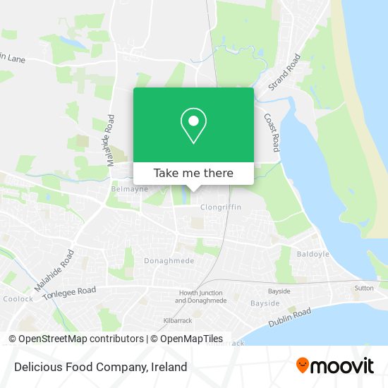 Delicious Food Company map