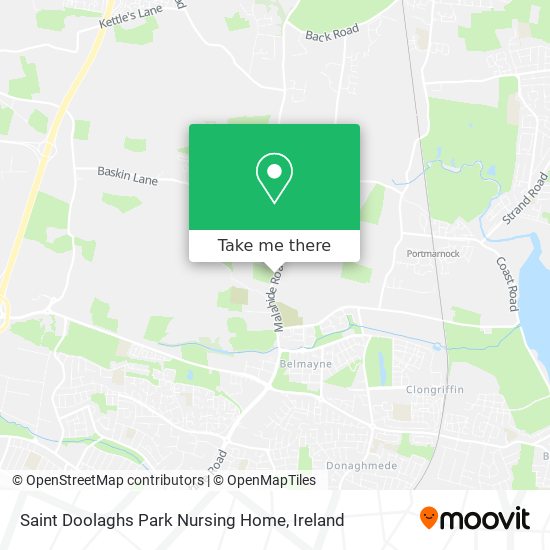 Saint Doolaghs Park Nursing Home map