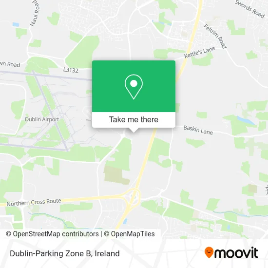 Dublin-Parking Zone B map