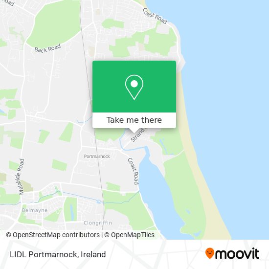 LIDL Portmarnock map