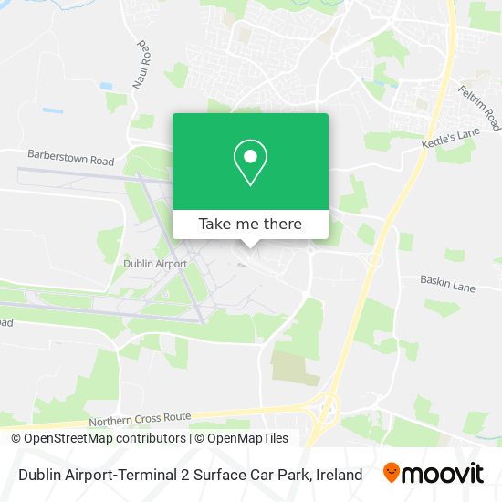 Dublin Airport-Terminal 2 Surface Car Park map