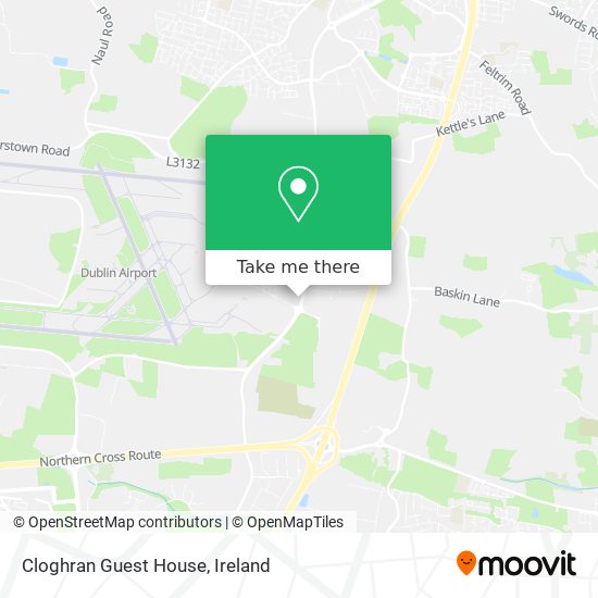 Cloghran Guest House map