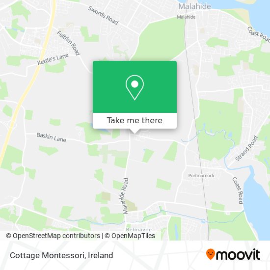 Cottage Montessori map