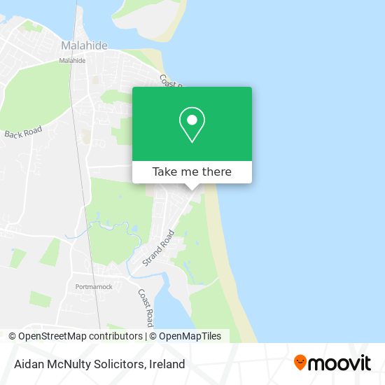 Aidan McNulty Solicitors map