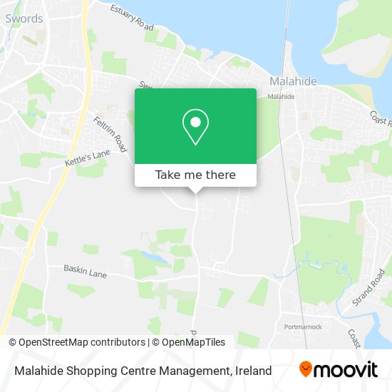 Malahide Shopping Centre Management map
