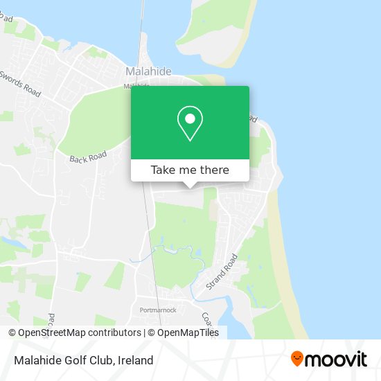 Malahide Golf Club map