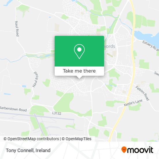 Tony Connell map