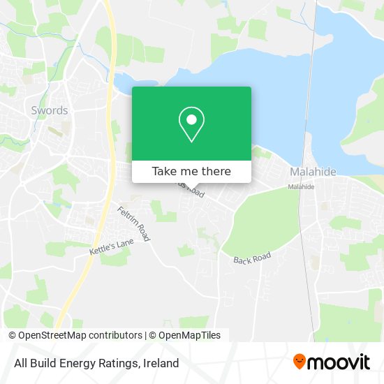 All Build Energy Ratings map