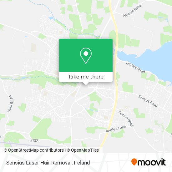 Sensius Laser Hair Removal map