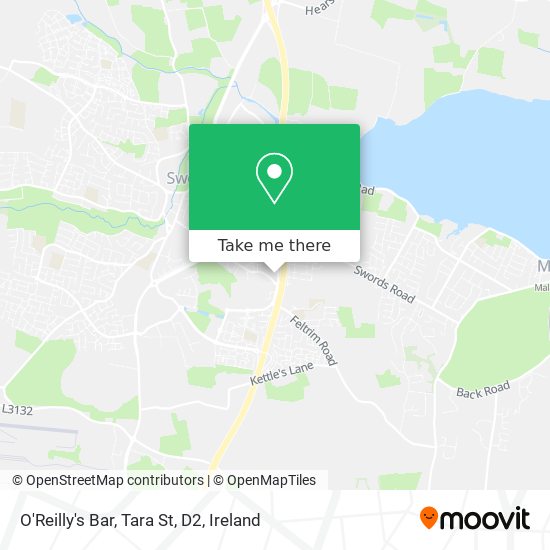 O'Reilly's Bar, Tara St, D2 map