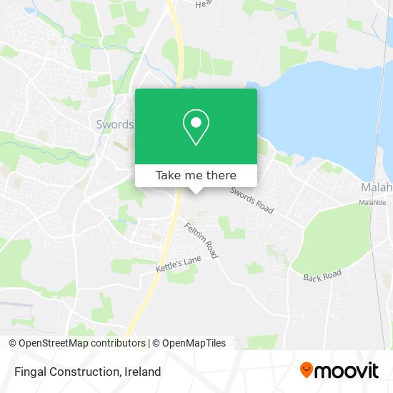 Fingal Construction map