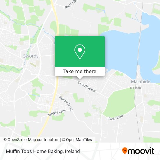 Muffin Tops Home Baking map