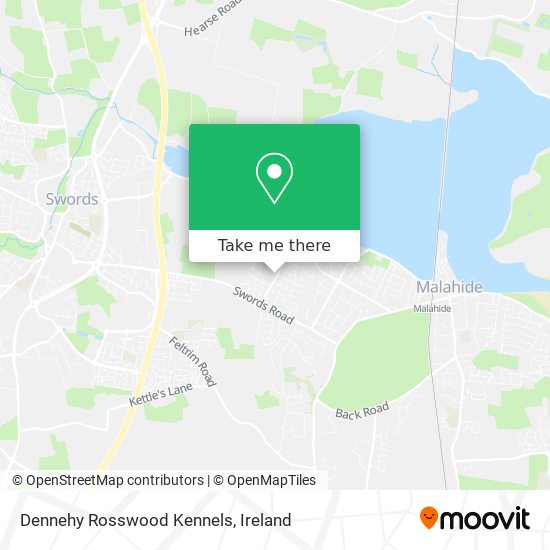 Dennehy Rosswood Kennels map