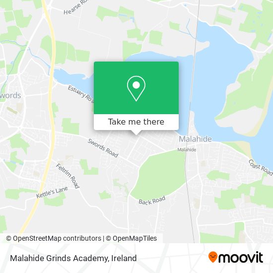 Malahide Grinds Academy map