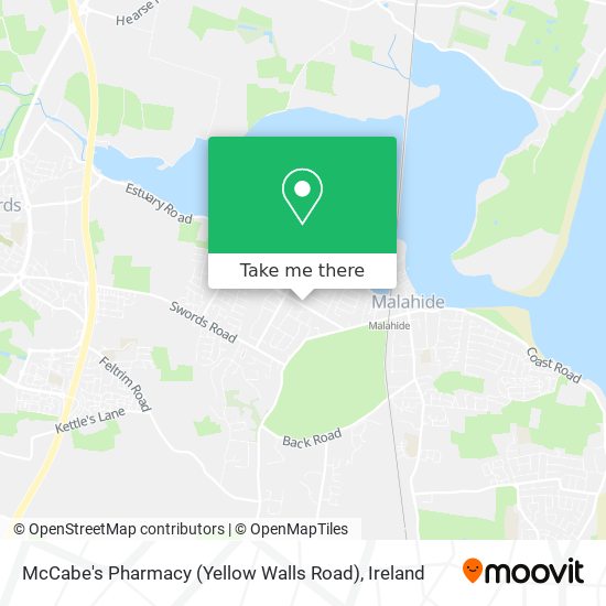 McCabe's Pharmacy (Yellow Walls Road) map