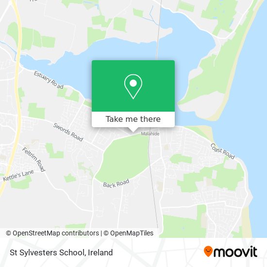 St Sylvesters School map