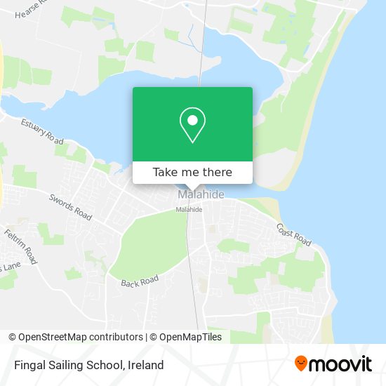 Fingal Sailing School map