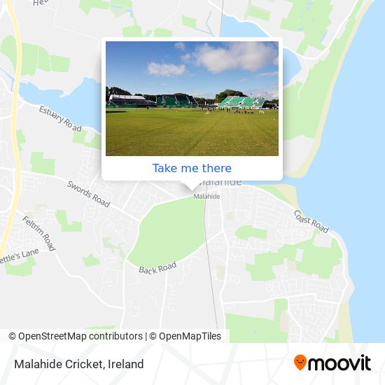 Malahide Cricket map