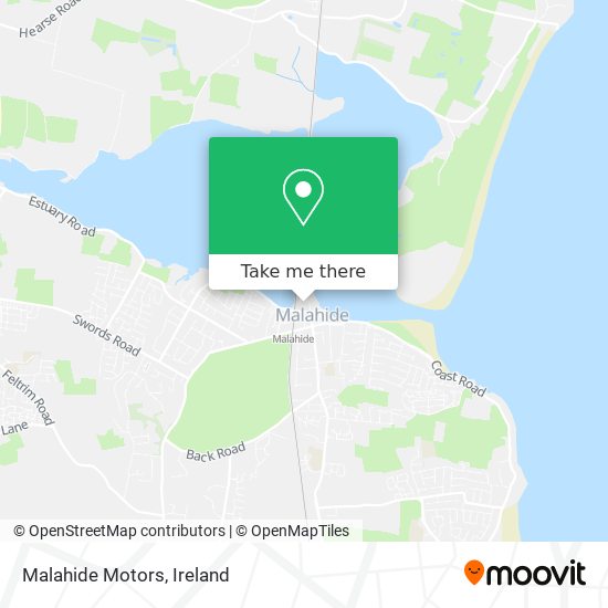 Malahide Motors map