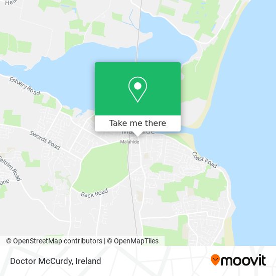 Doctor McCurdy map