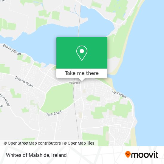 Whites of Malahide map