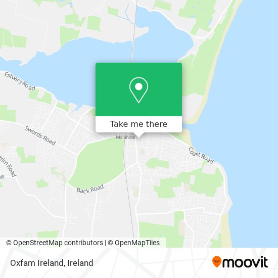 Oxfam Ireland map