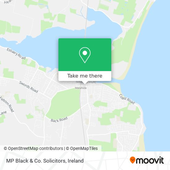 MP Black & Co. Solicitors map