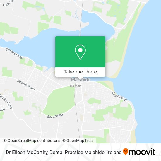 Dr Eileen McCarthy, Dental Practice Malahide map