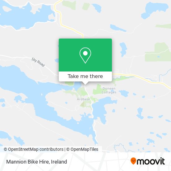 Mannion Bike Hire map