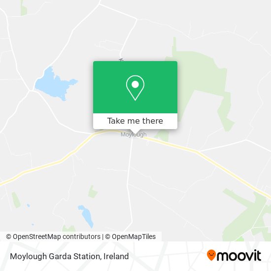 Moylough Garda Station map