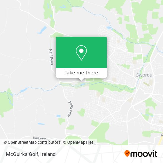 McGuirks Golf map