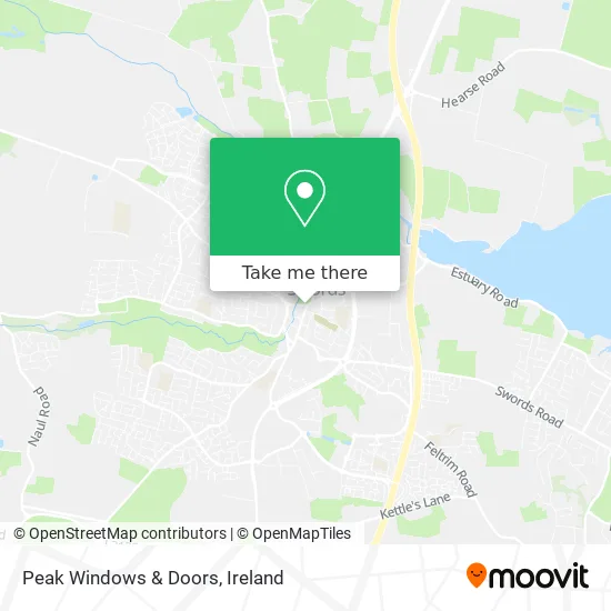 Peak Windows & Doors map